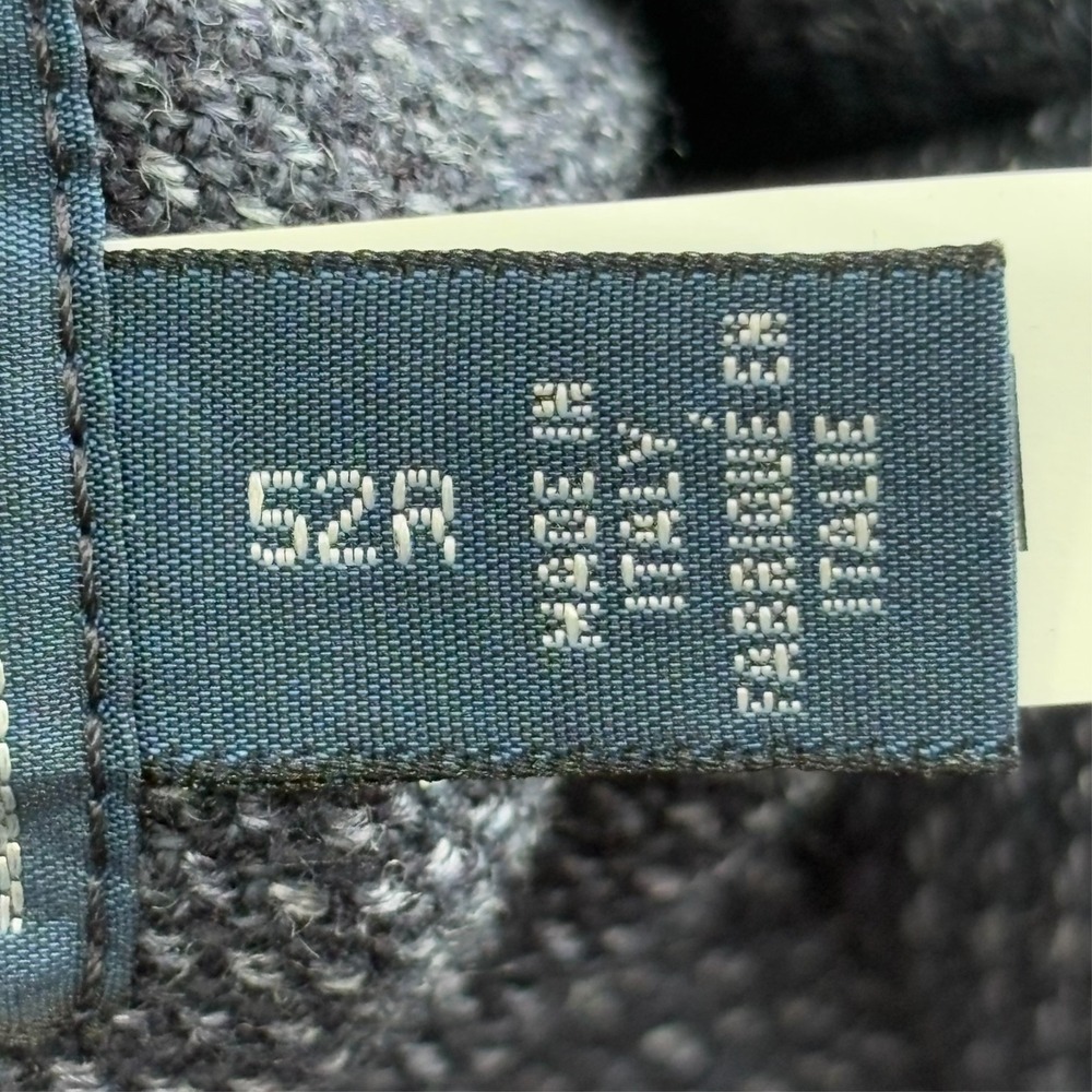 Polo Ralph Lauren Balmacaan Coat Mens 52R Navy Reversible Linen Wool Italy NWT - Picture 10 of 16